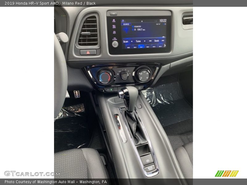Milano Red / Black 2019 Honda HR-V Sport AWD