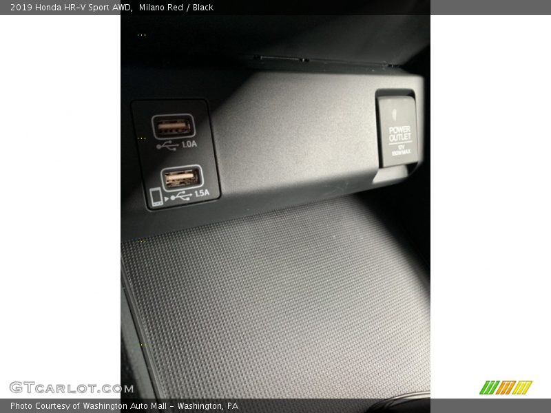 Milano Red / Black 2019 Honda HR-V Sport AWD