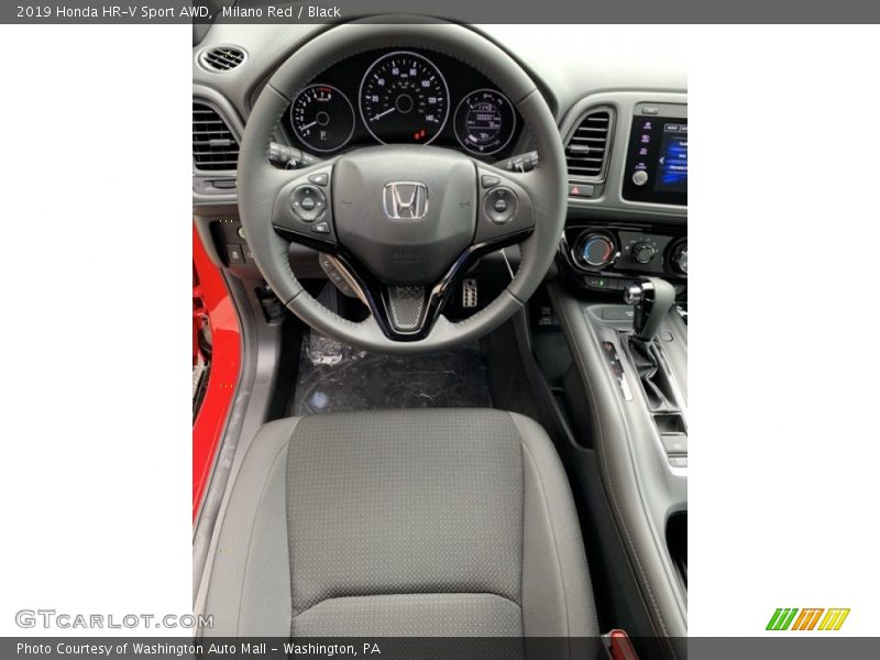 Milano Red / Black 2019 Honda HR-V Sport AWD