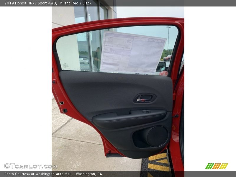 Milano Red / Black 2019 Honda HR-V Sport AWD