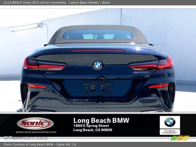 Carbon Black Metallic / Black 2019 BMW 8 Series 850i xDrive Convertible