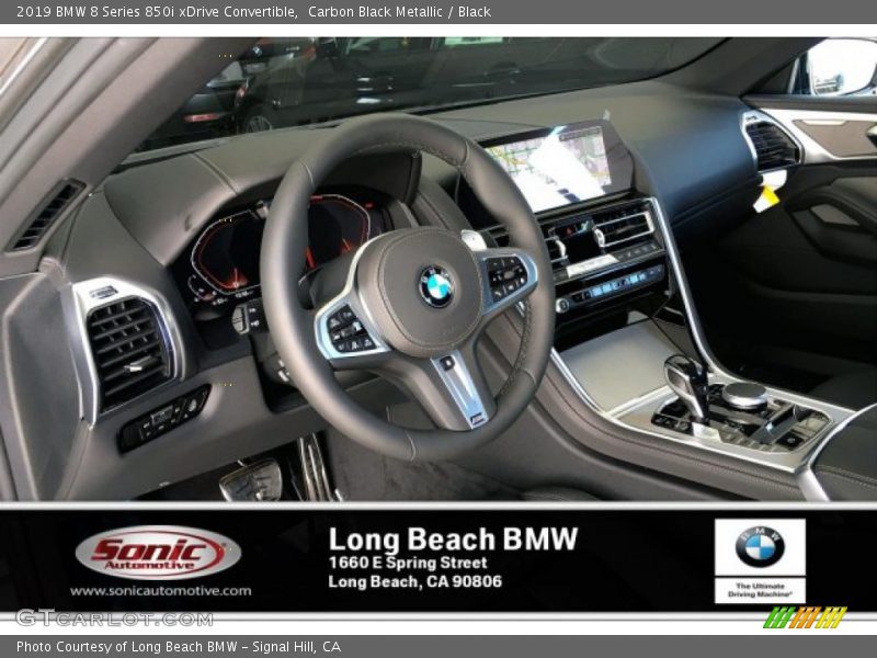 Carbon Black Metallic / Black 2019 BMW 8 Series 850i xDrive Convertible