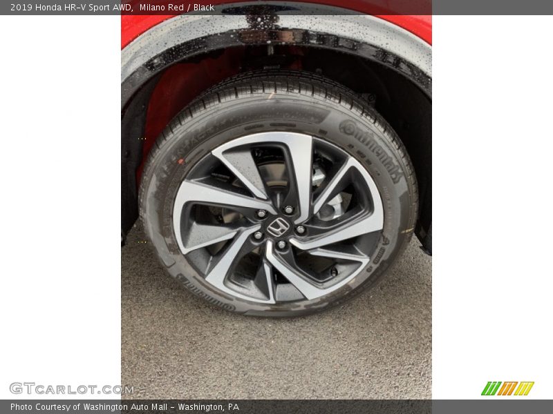 Milano Red / Black 2019 Honda HR-V Sport AWD