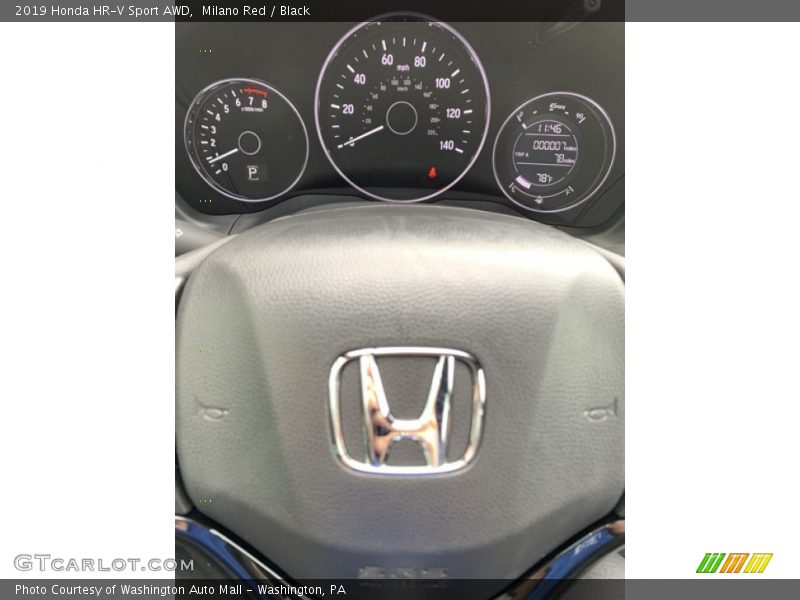 Milano Red / Black 2019 Honda HR-V Sport AWD