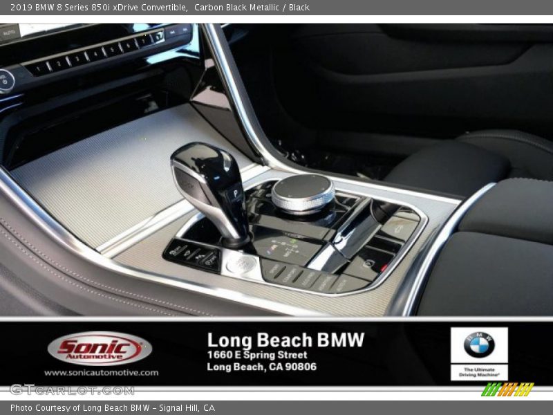 Carbon Black Metallic / Black 2019 BMW 8 Series 850i xDrive Convertible
