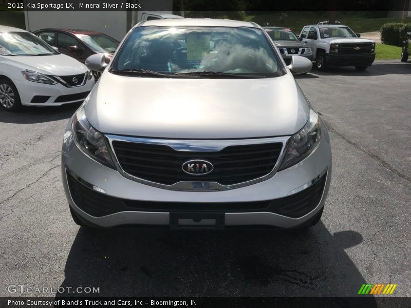 Mineral Silver / Black 2012 Kia Sportage LX