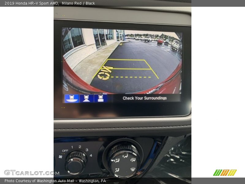 Milano Red / Black 2019 Honda HR-V Sport AWD