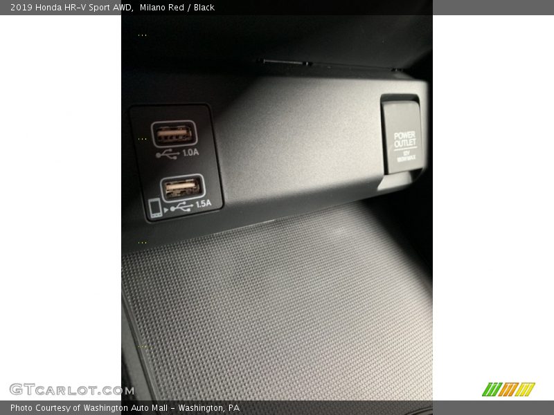 Milano Red / Black 2019 Honda HR-V Sport AWD