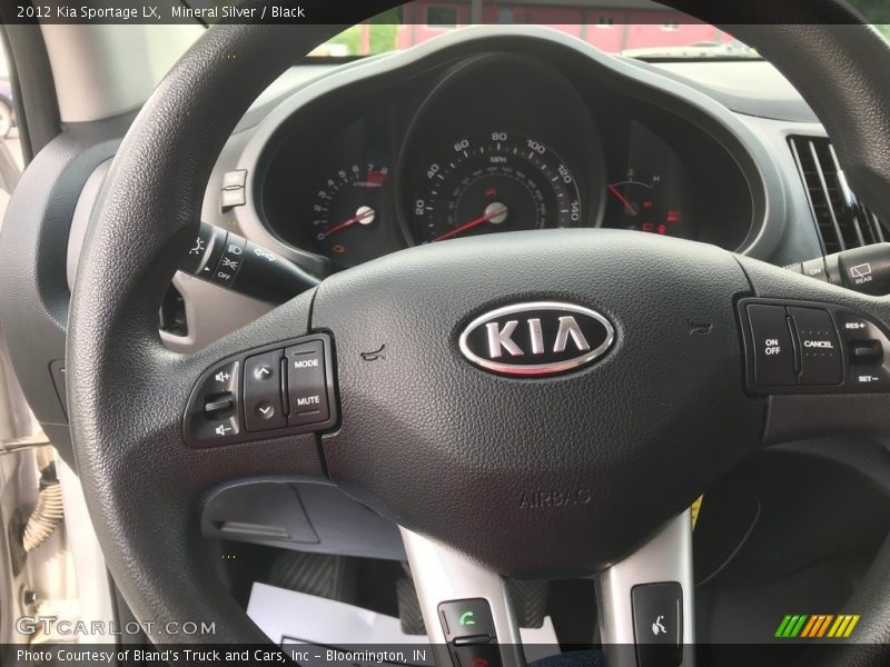 Mineral Silver / Black 2012 Kia Sportage LX