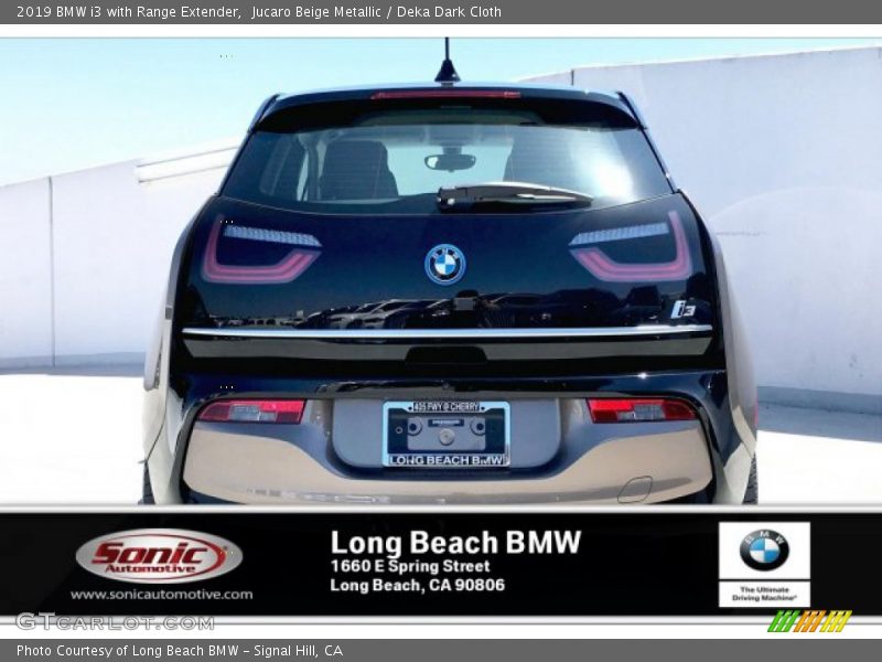 Jucaro Beige Metallic / Deka Dark Cloth 2019 BMW i3 with Range Extender