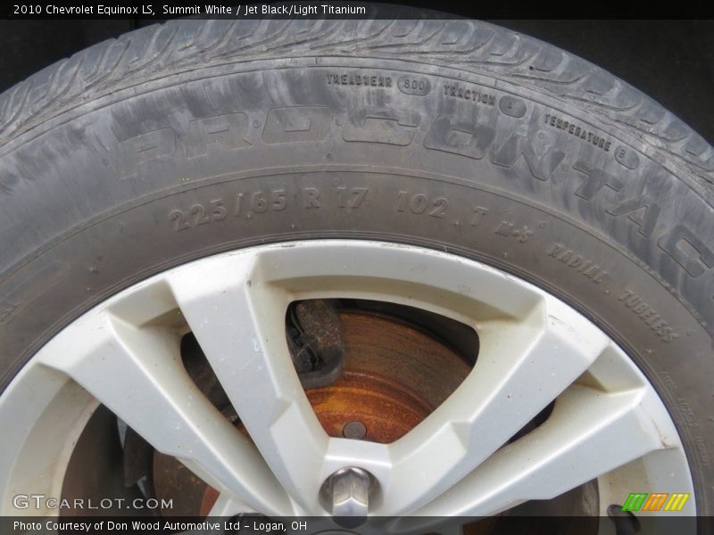 Summit White / Jet Black/Light Titanium 2010 Chevrolet Equinox LS