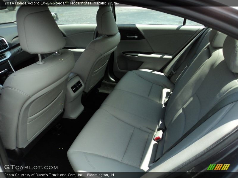 Modern Steel Metallic / Gray 2014 Honda Accord EX-L V6 Sedan