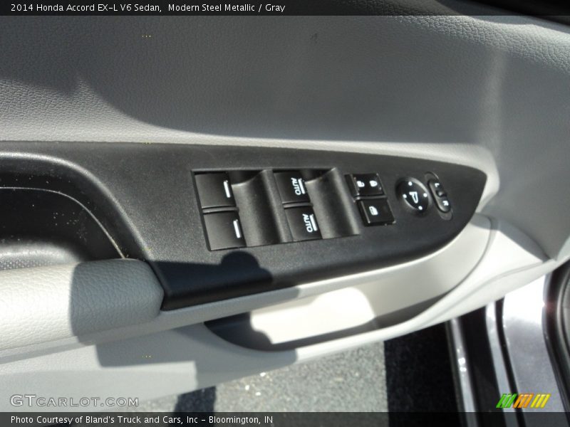 Modern Steel Metallic / Gray 2014 Honda Accord EX-L V6 Sedan