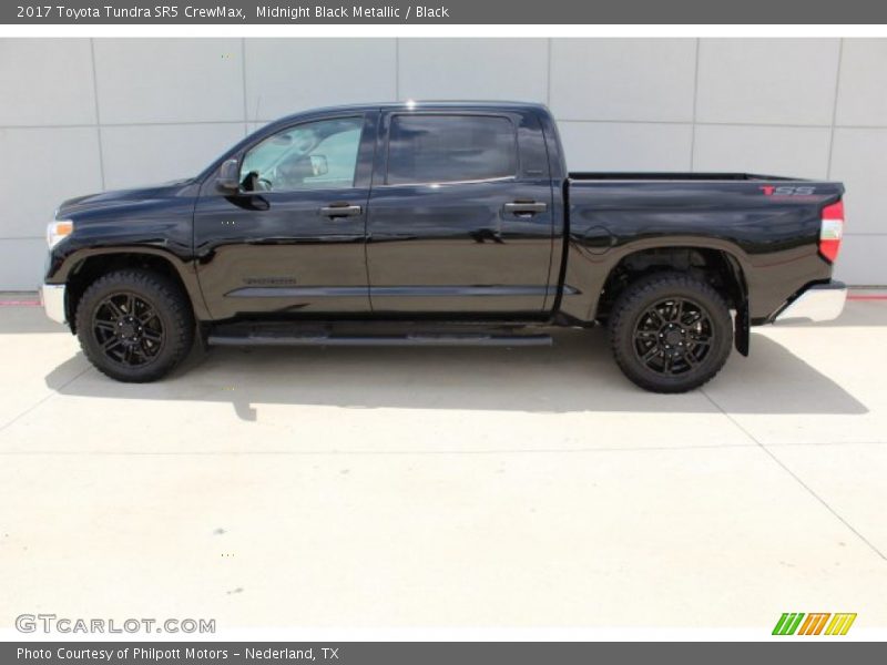 Midnight Black Metallic / Black 2017 Toyota Tundra SR5 CrewMax