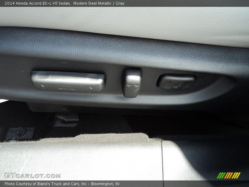 Modern Steel Metallic / Gray 2014 Honda Accord EX-L V6 Sedan