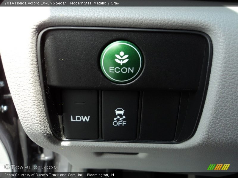 Modern Steel Metallic / Gray 2014 Honda Accord EX-L V6 Sedan