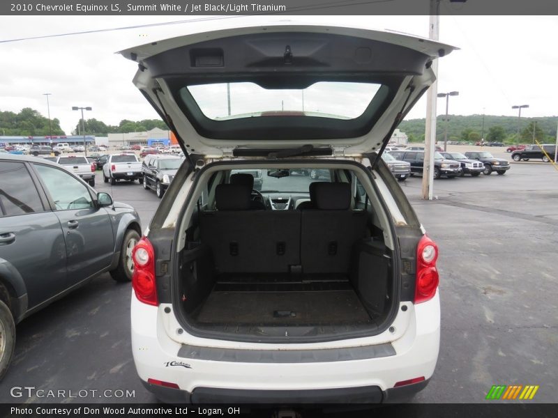 Summit White / Jet Black/Light Titanium 2010 Chevrolet Equinox LS