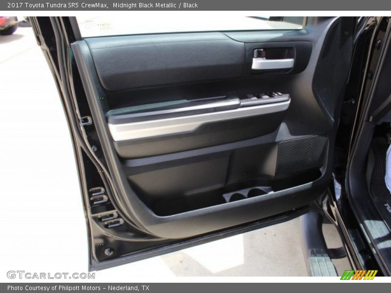 Midnight Black Metallic / Black 2017 Toyota Tundra SR5 CrewMax