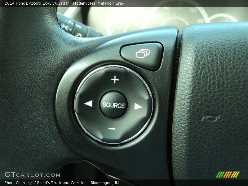Modern Steel Metallic / Gray 2014 Honda Accord EX-L V6 Sedan