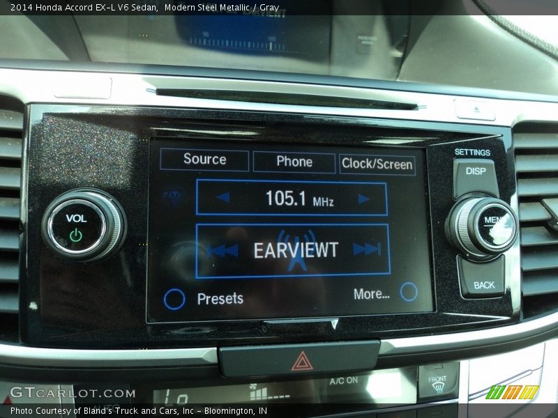 Modern Steel Metallic / Gray 2014 Honda Accord EX-L V6 Sedan