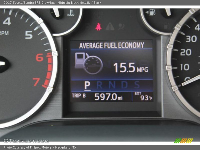 Midnight Black Metallic / Black 2017 Toyota Tundra SR5 CrewMax