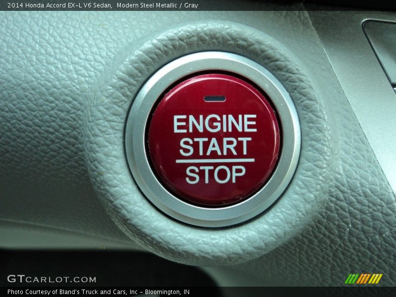 Modern Steel Metallic / Gray 2014 Honda Accord EX-L V6 Sedan