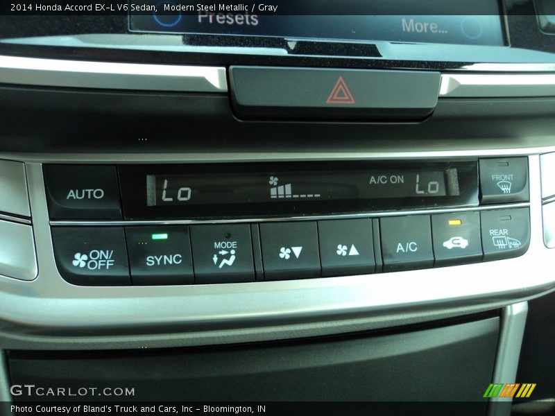 Modern Steel Metallic / Gray 2014 Honda Accord EX-L V6 Sedan