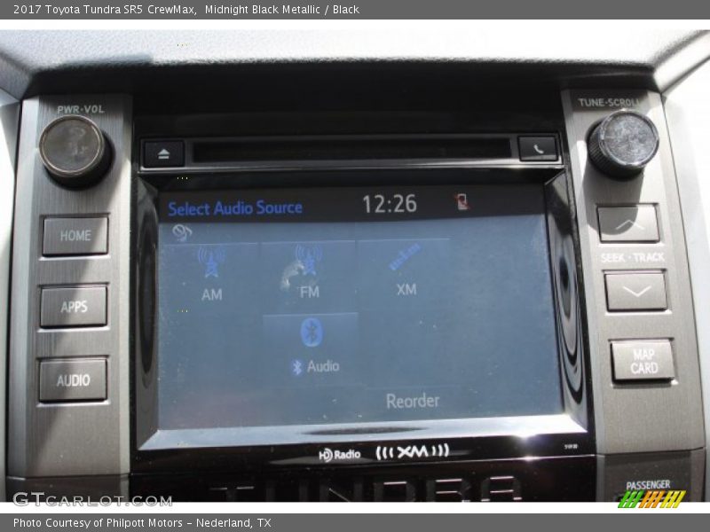 Midnight Black Metallic / Black 2017 Toyota Tundra SR5 CrewMax