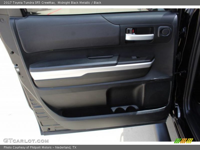 Midnight Black Metallic / Black 2017 Toyota Tundra SR5 CrewMax