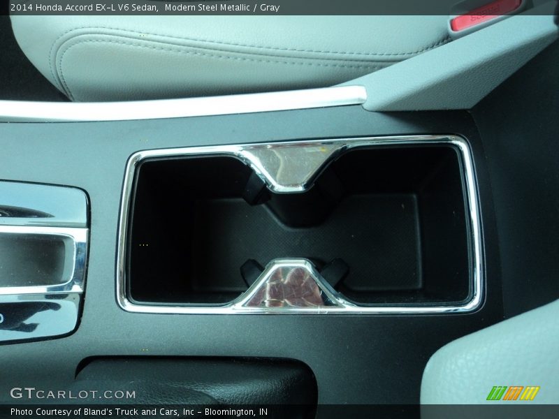 Modern Steel Metallic / Gray 2014 Honda Accord EX-L V6 Sedan