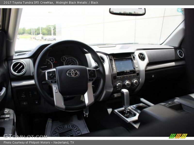 Midnight Black Metallic / Black 2017 Toyota Tundra SR5 CrewMax