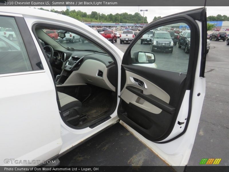 Summit White / Jet Black/Light Titanium 2010 Chevrolet Equinox LS