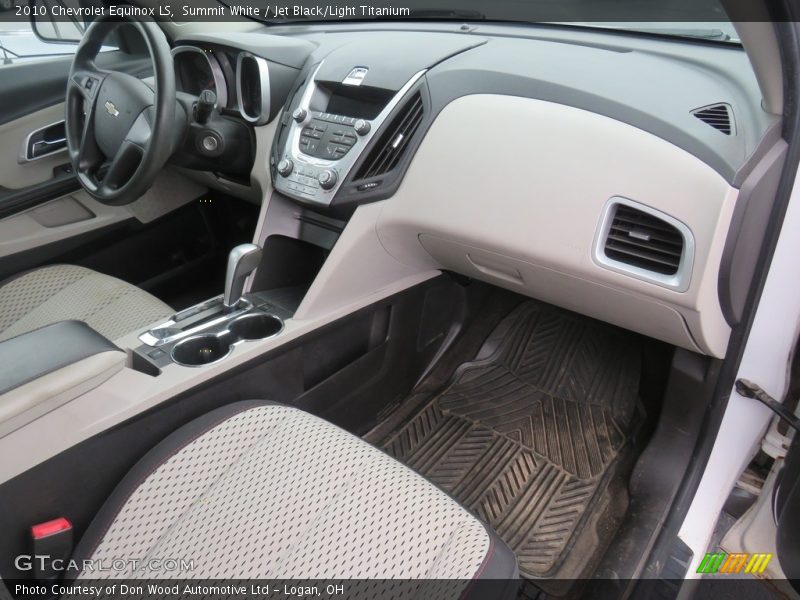 Summit White / Jet Black/Light Titanium 2010 Chevrolet Equinox LS