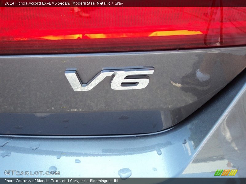Modern Steel Metallic / Gray 2014 Honda Accord EX-L V6 Sedan