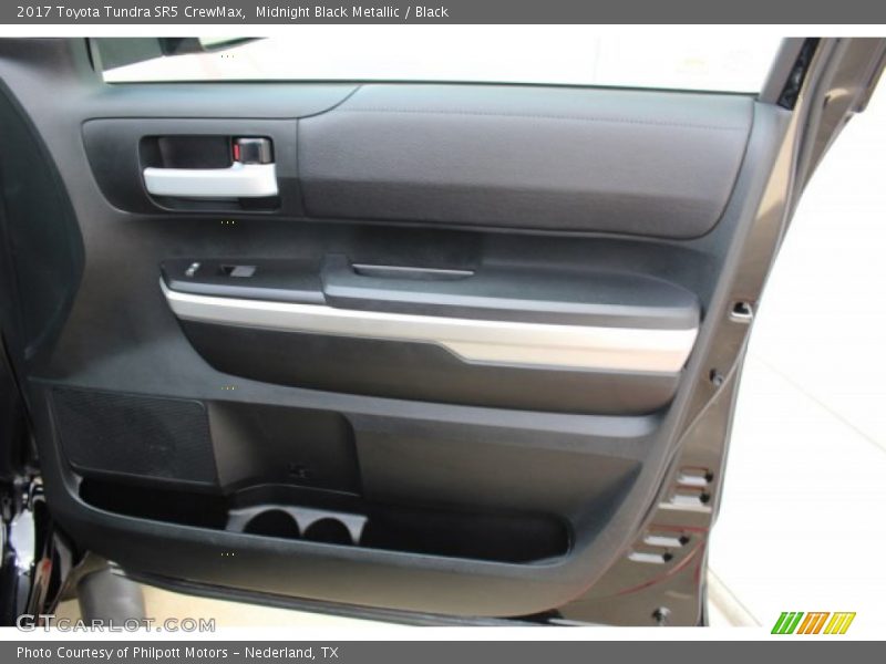 Midnight Black Metallic / Black 2017 Toyota Tundra SR5 CrewMax