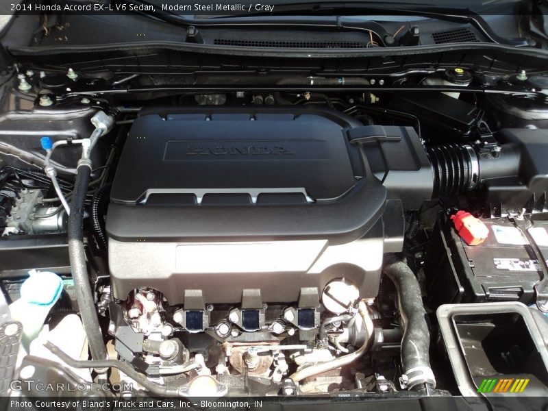 Modern Steel Metallic / Gray 2014 Honda Accord EX-L V6 Sedan