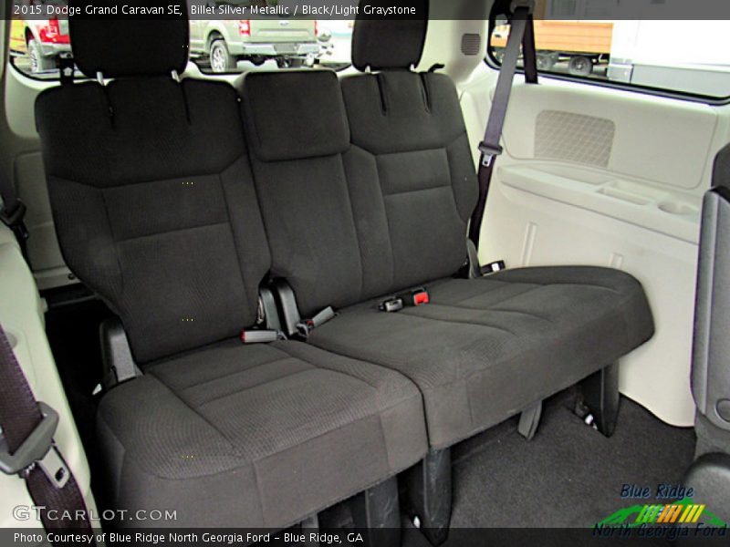 Billet Silver Metallic / Black/Light Graystone 2015 Dodge Grand Caravan SE