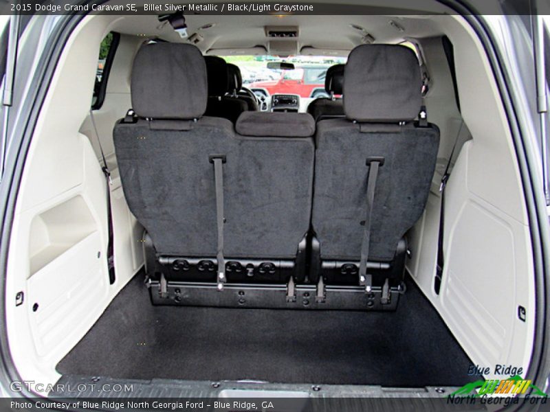 Billet Silver Metallic / Black/Light Graystone 2015 Dodge Grand Caravan SE