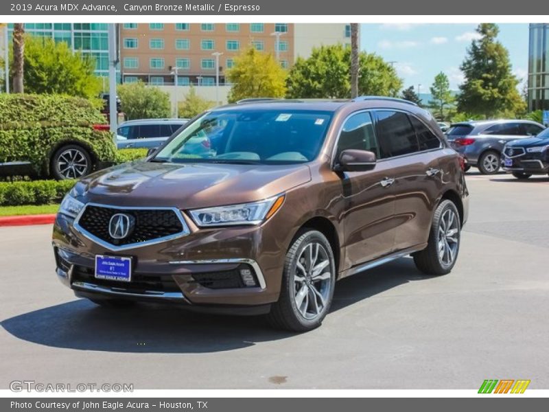 Canyon Bronze Metallic / Espresso 2019 Acura MDX Advance