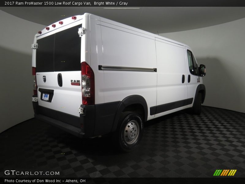 Bright White / Gray 2017 Ram ProMaster 1500 Low Roof Cargo Van