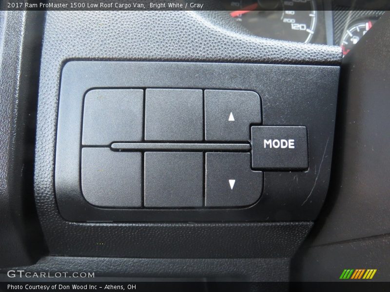 Bright White / Gray 2017 Ram ProMaster 1500 Low Roof Cargo Van