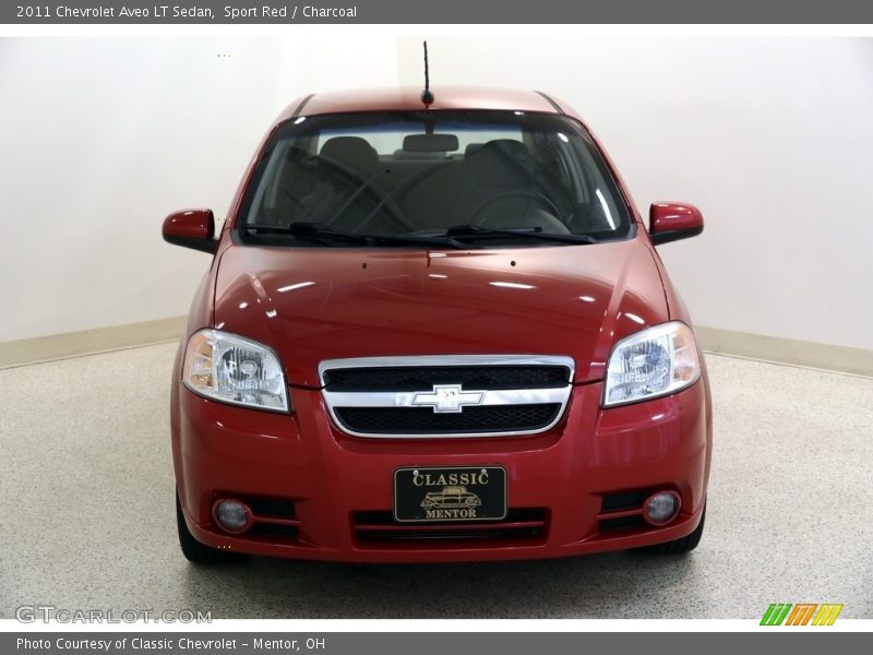 Sport Red / Charcoal 2011 Chevrolet Aveo LT Sedan