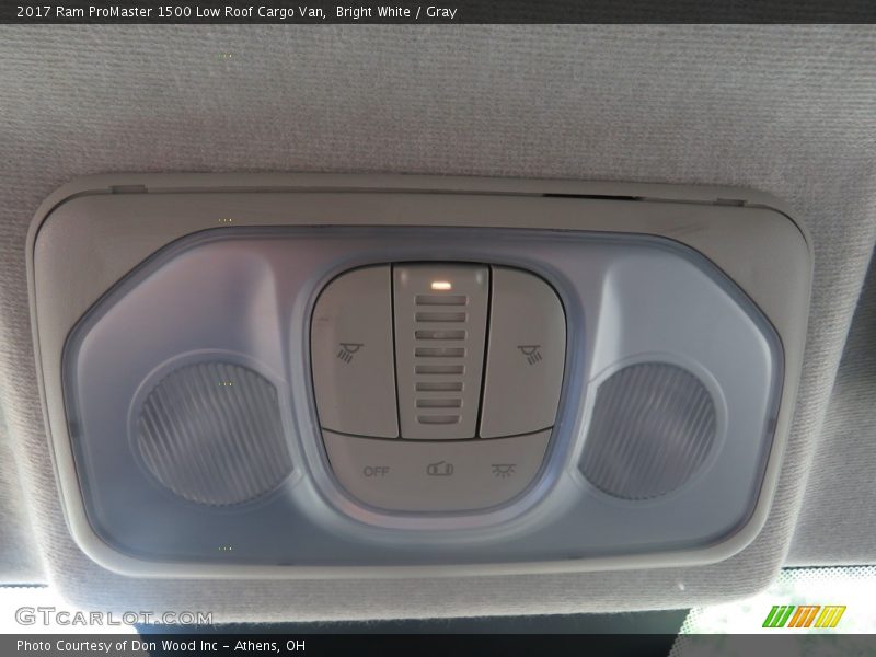 Bright White / Gray 2017 Ram ProMaster 1500 Low Roof Cargo Van