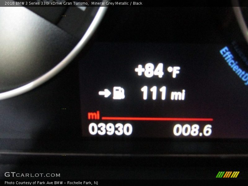 Mineral Grey Metallic / Black 2018 BMW 3 Series 330i xDrive Gran Turismo