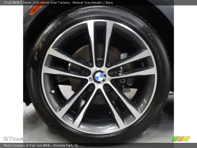 Mineral Grey Metallic / Black 2018 BMW 3 Series 330i xDrive Gran Turismo