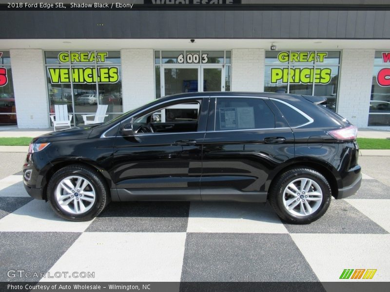 Shadow Black / Ebony 2018 Ford Edge SEL