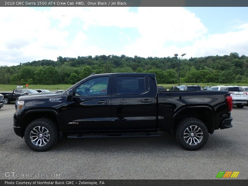 Onyx Black / Jet Black 2019 GMC Sierra 1500 AT4 Crew Cab 4WD