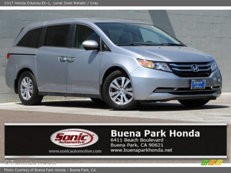 Lunar Silver Metallic / Gray 2017 Honda Odyssey EX-L