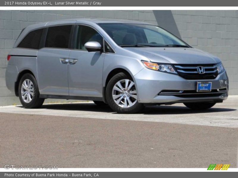 Lunar Silver Metallic / Gray 2017 Honda Odyssey EX-L