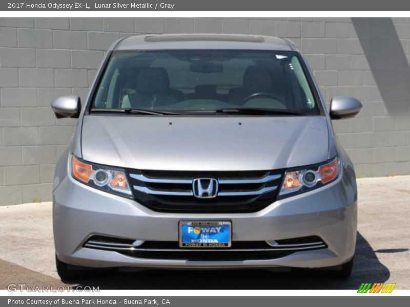 Lunar Silver Metallic / Gray 2017 Honda Odyssey EX-L